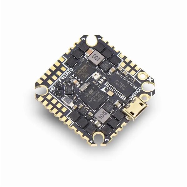 JHEMCU GHF411AIO-HD 40A F411 ICM42688P Flight Controller BLHELIS 40A 4in1 ESC 3-6S for Toothpick Ducted Drones DIY Parts